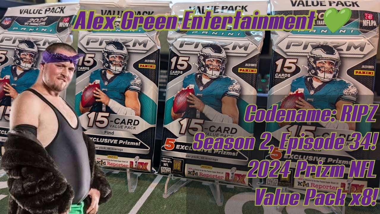Codename: RIPZ Episode 34! 2024 Prizm NFL Value Packs x8! - YouTube