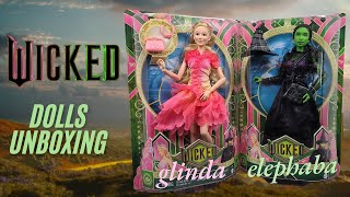 Unboxing Glinda And Elphaba Wicked Movie Dolls
