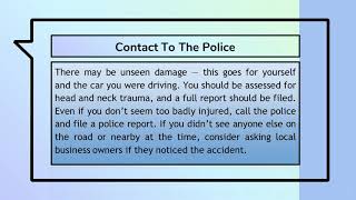 Things You Should Do When Get In Hit And Run Case