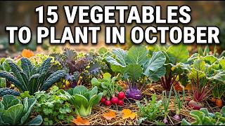 Plant These 15 Vegetables in OCTOBER — Grow Fresh Food Before Winter Arrives!