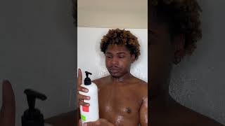 Wash day routine for curly hair