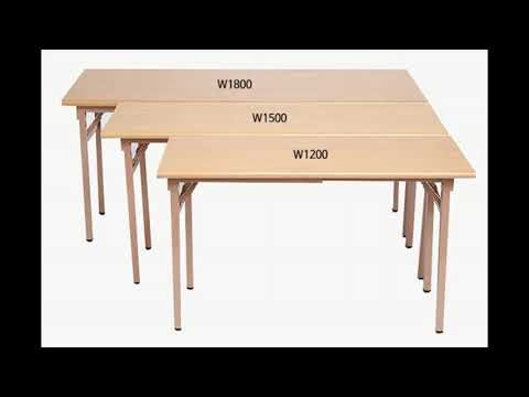 Video Bàn làm việc chân sắt gấp dài 1m4 giá 550k - youtube