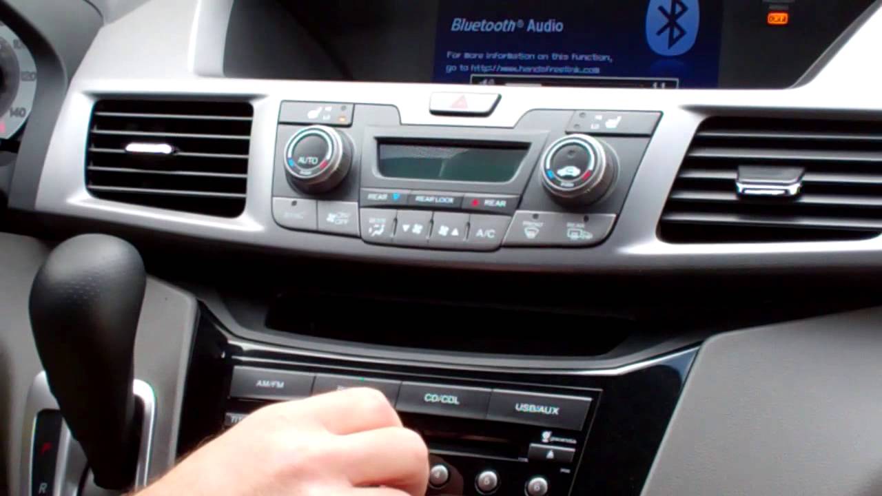 Using Honda Bluetooth Audio