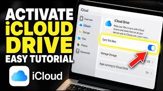 How to activate iCloud Drive for synced productivity documents - Easy Tutorial