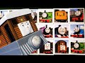 きかんしゃトーマス メモリー 神経衰弱で絵合わせしたジェームスやゴードンがアシマたちと連結 坂を下ったり踏切を渡るよ 跳ね橋でじこはおこるさ 木製列車