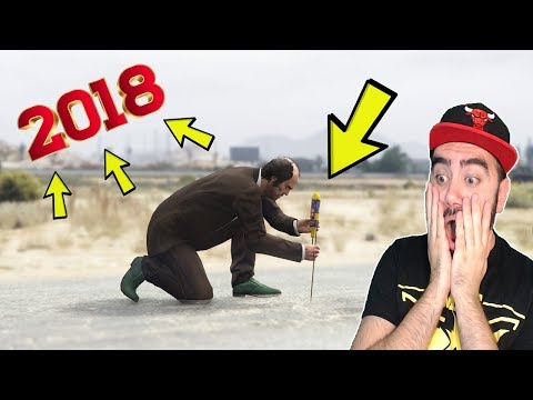 GTA 5 - 2018 YILBAŞI MODU (BÜYÜK HAVAI FIŞEK ATTIK)