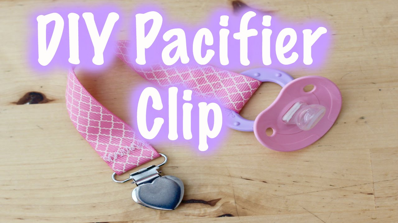 diy-pacifier-clip-how-to-make-a-ribbon-pacifier-clip-youtube