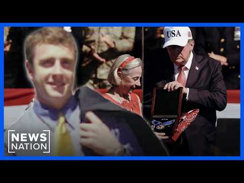 Trump presents Presidential Medal of Freedom to family of 9/11 hero