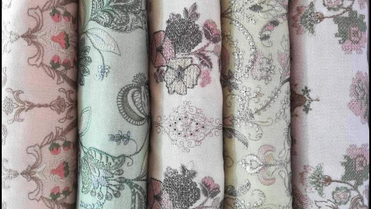 Mother Collection | Pashmina Shawl Embroidered Marina Suits| Winter Collection