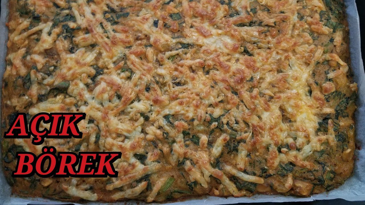 ISPANAKLI MANTARLI AÇIK BÖREK TARİFİ (Gelinim Mutfakta)