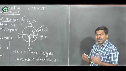 XI.Sci (Math) || Topic: Trigonometry-1 || By Prof. Waybase Sachin