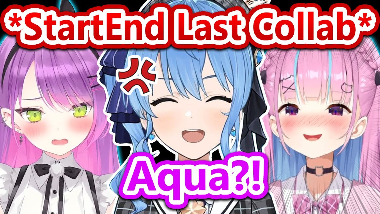 Suisei вышли из себя после того, как Aqua сказала это в их финальном творчестве...