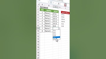 Cara Membuat Drop Down List di Excel |Data Validation Excel #excel #tutorialexcel #belajarexcel