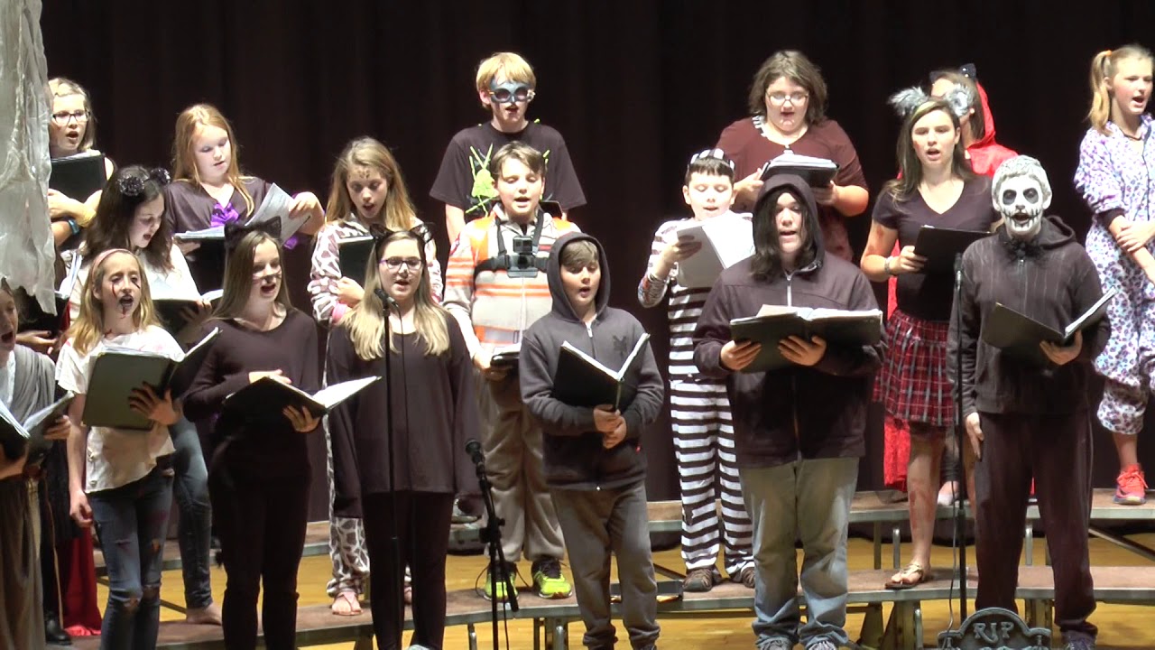 Ponca City West Middle School Choirs Halloween Concert 2017 YouTube