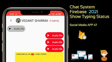 Show typing status part - 2 || Social media app using firebase 2021