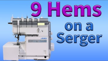 9 zomen op een overlockmachine! #AbisDen #Overlocker #sewinghacks