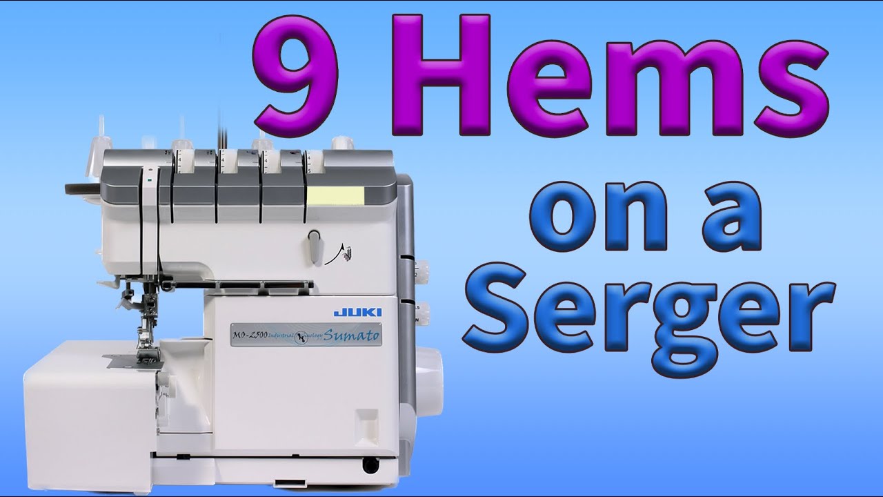 9 подгибов на оверлоке! #AbisDen #Overlocker #sewinghacks