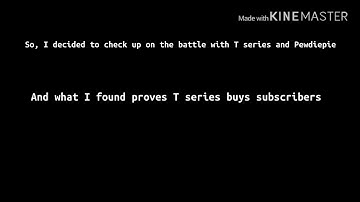 *Proof* T series buys views ( high subs low views)