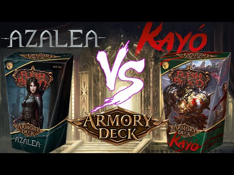 ブシロードその他 Flesh and Blood Armory Deck Azalea Kayo Azalea Vs. Kayo - Armory Deck Showdown - YouTube