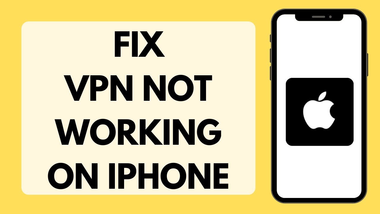 How To Fix VPN Not Working On iPhone (Full Tutorial) - YouTube