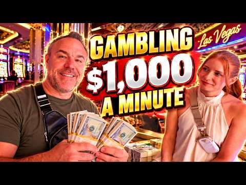 $1,000 a Minute in Vegas… I Was NOT Ready for What Happened!