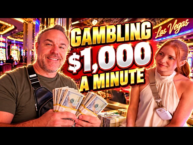 $1,000 a Minute in Vegas… I Was NOT Ready for What Happened!