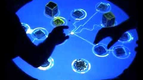 Reactable -  Bjork - Collaborative Tangible Interface