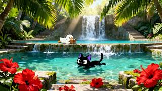 Swim in calm waters and let your worries dissolve 🌊 | Lofi Guitar & Piano for Focus | Work & Study