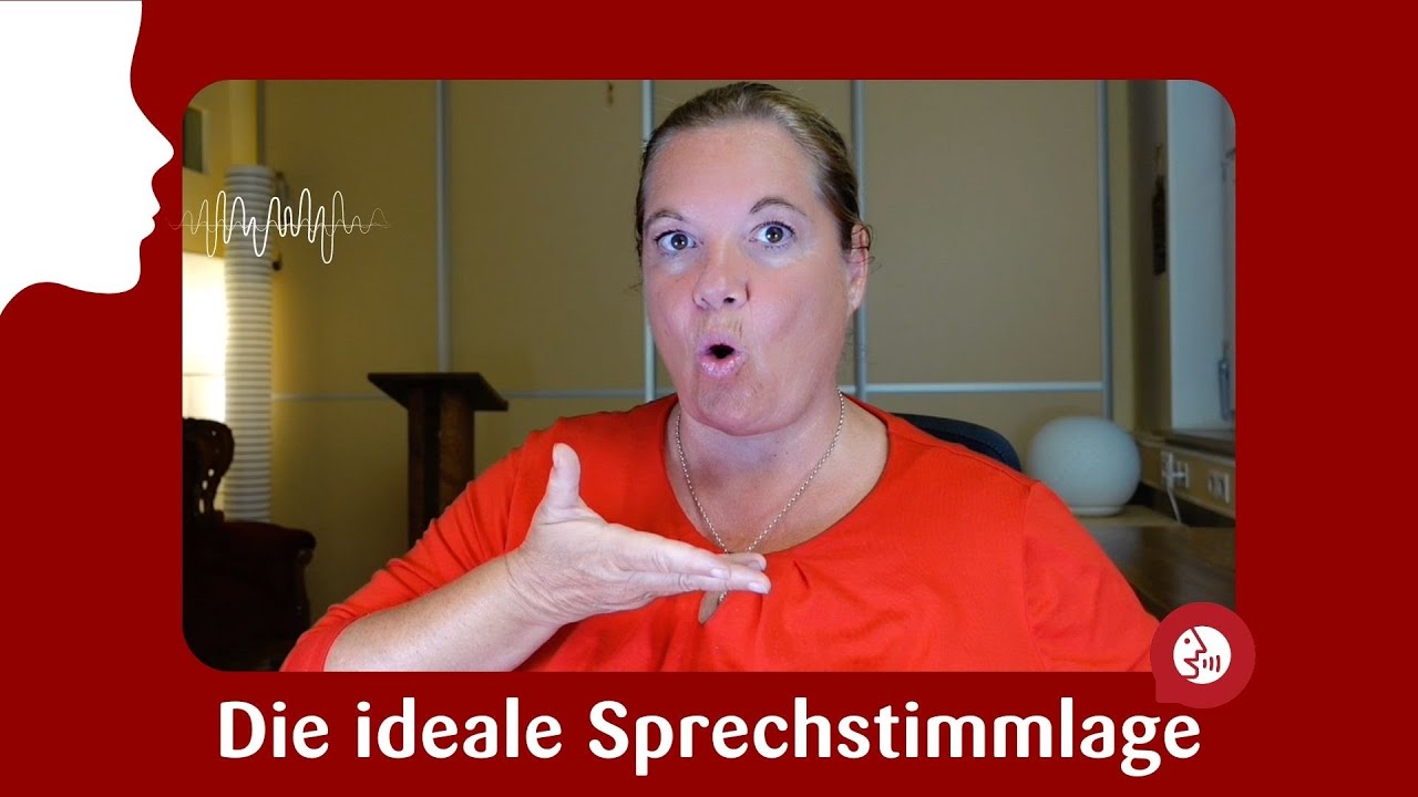 Stimmtraining - die ideale Sprechstimmlage