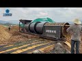 Alluvial gold ore scrubber sluice washing plant#goldmachine#goldminingequipment