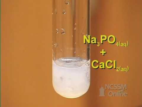 Double Displacement CaCl2 and Na3PO4