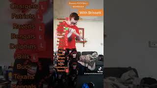 Browns Schedule Prediction with Brissett