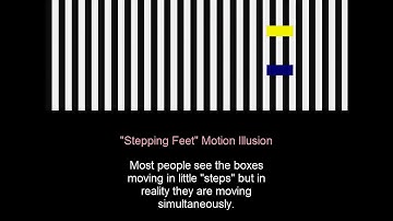 Optical Illusion: Stepping Feet Motion