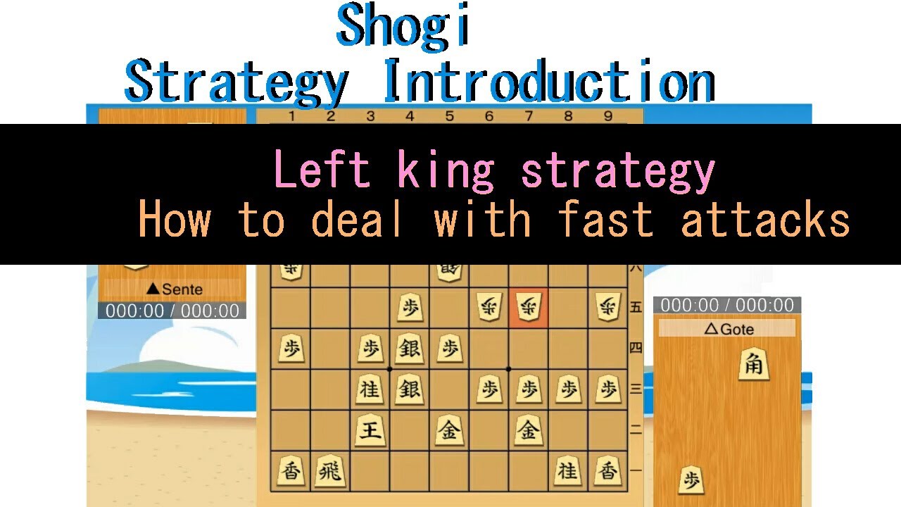 Shogi strategy introduction　Left King③  vs Fast attack