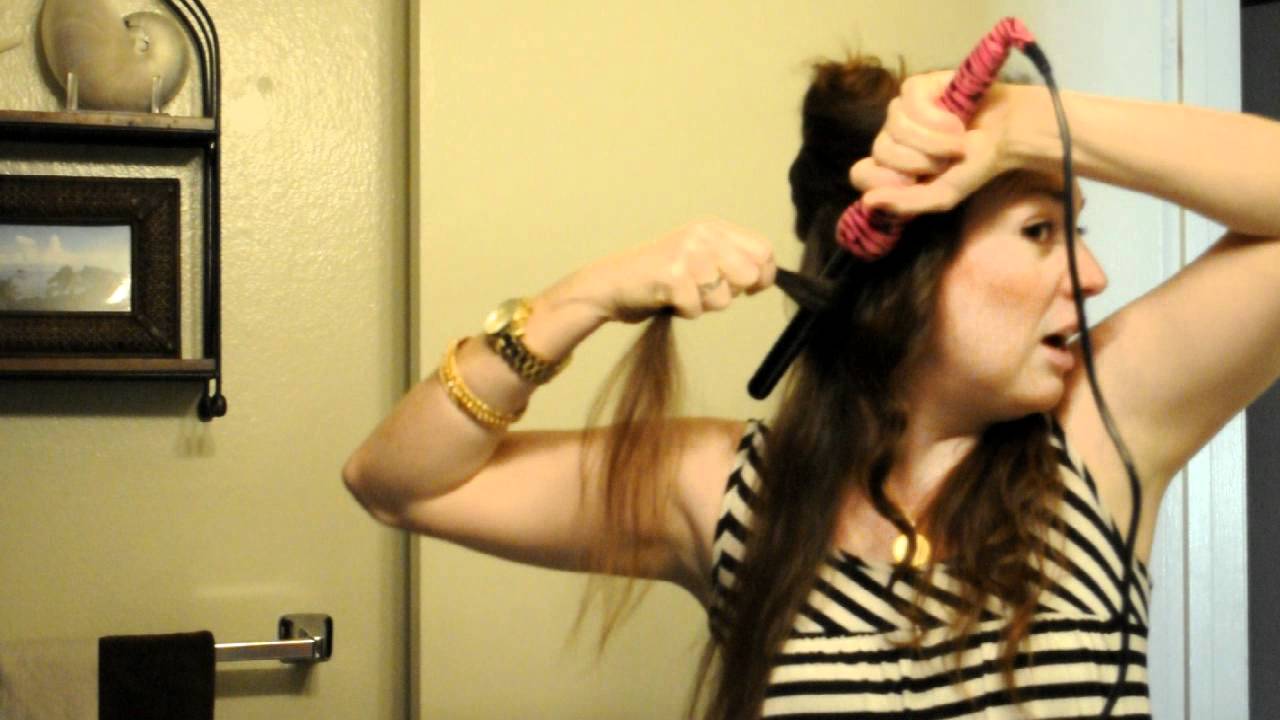 Tutorial on José Eber Clipless Curling Iron (4).AVI YouTube