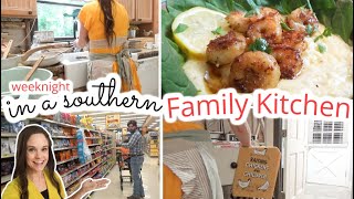 I can't believe it! 😲 | Grocery Shop \& Cook with us in the Kitchen! | Southern Shrimp \& Grits Recipe
