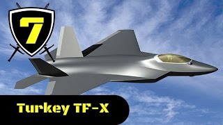 Turkey Tf-X 5Th Generation Stealth Fighter Combat Simulation