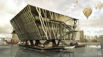 Architecture Render Final Touches | Photoshop CC - Timelapse