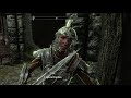 Secret dialogue if you use voice of the emperor in helgen