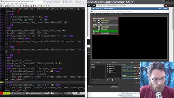 Lua OBS Script; custom source for mic status