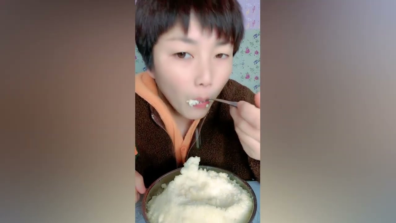 Asmr ice eating mukbang video - 10
