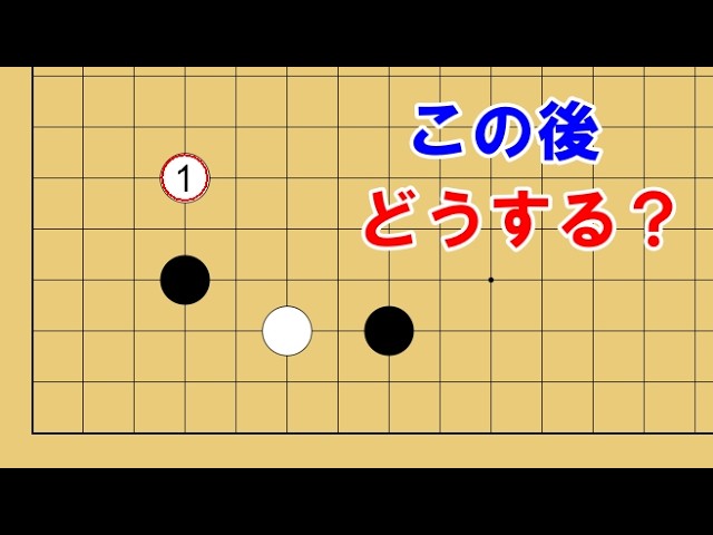 Go Course] Learn the basics! How to deal with a 2-dan tsuke move