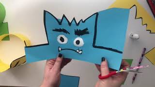 El monstruo de colores para niños. Manualidad Corona del monstruo. El monstruo de colores para niños. Manualidad Corona del monstruo.