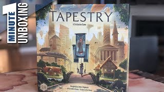 Tapestry "1-Minute" Unboxing by Man Vs Meeple (Stonemaier Games)