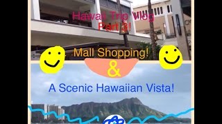 Hawaii Trip Vlog Part 3! Mall Window Shopping & Chillin @ The Beach!