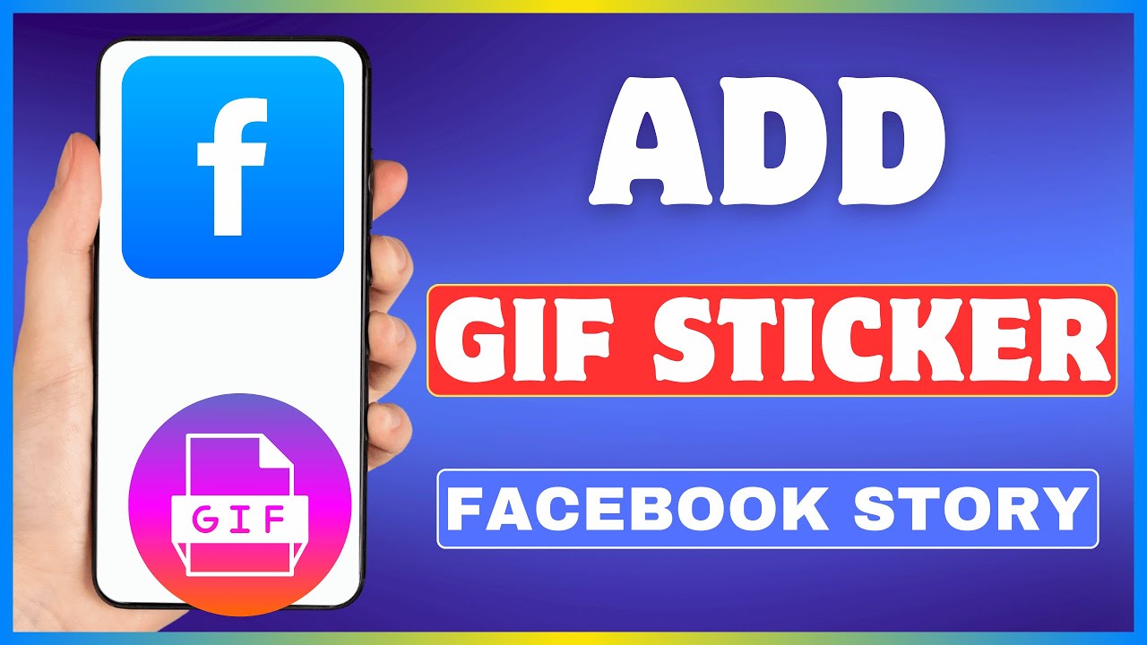 How To Add GIF To Facebook Story | Put GIF In Facebook Story