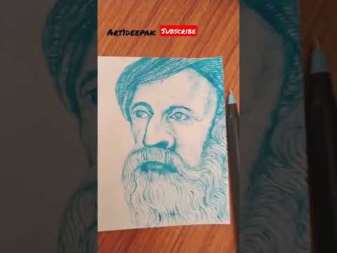 face drowning renaissance artists by art1deepakartpen sketch