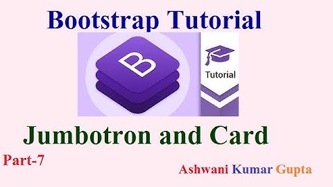 How to create Card in Bootstrap and How to use Jumbotron? | Bootstrap tutorial in Hindi | Urdu Part7
