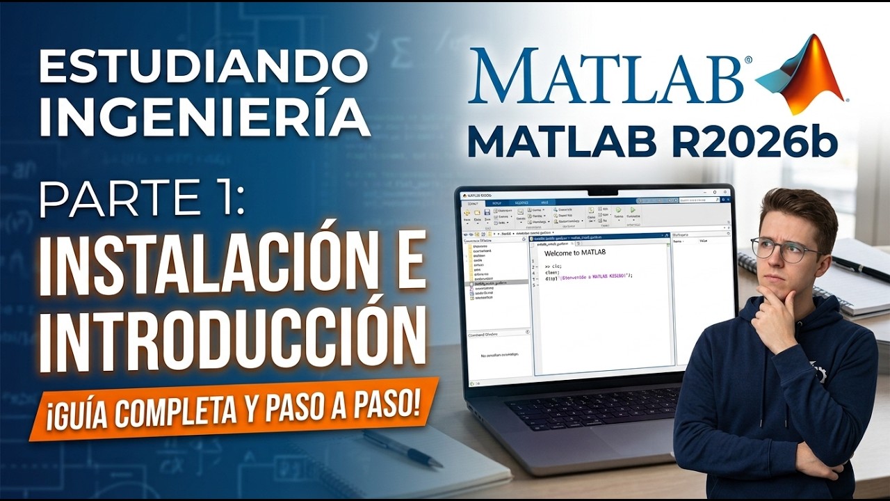 Matlab R2026b Curso MATLAB R2026b desde CERO | Ep. 1: Instalación e Interfaz Básica 🚀 ...