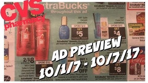 CVS Deals Starting 10/1/17 - 10/7/17 | Quarterly Bucks + More!